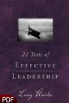 21 Tests of Effective Leadership (E-Book-PDF Download) by Larry Kreider