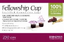 Communion Fellowship Cup Prefilled Juice/Wafer-Box/250 (Pkg-250) by B & H Publishing Group