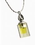 Anointing Oil-Crystal Bottle Pendant w/Oil by Fruits of Galilee