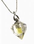 Anointing Oil-Crystal Diamond Pendant w/Oil by Fruits of Galilee