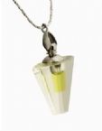 Anointing Oil-Crystal Triangle Pendant w/Oil by Fruits of Galilee