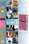 Thinline Bible-NIV Pink/Brown Imitation Leather  (bible) by Zondervan
