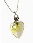 Anointing Oil-Crystal Heart Pendant w/Oil by Fruits of Galilee