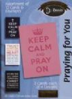 Praying for You - Keep Calm & Pray On (Parkage of 12 Cards) by Divinity Boutique