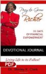 Pray And Grow Richer Devotional Journal (E-Book PDF Download) By Shirley Clark
