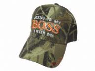 Cap-Jesus Is My Boss 1Pet 2:25-Camo