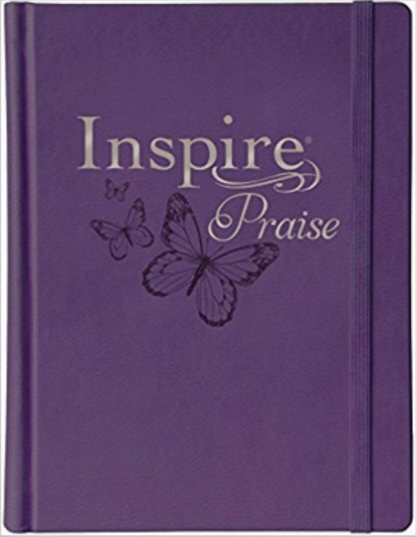 NLT2 Inspire Praise Bible-Purple Hardcover