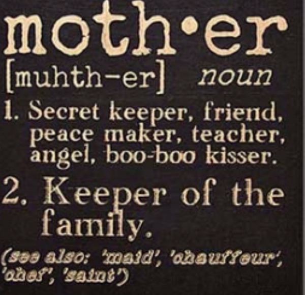 Sign-Mother Definition-Square (6 x 6)