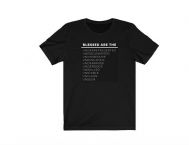 Blessed Are The Unisex Jersey Short Sleeve Tee (Black) by Livin Loved