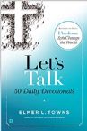 Let's Talk: 50 Daily Devotions (Book) by Elmer Towns