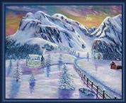 Majestic Mountain (Art Work) by Mike DeLorenzo