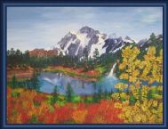 Mount Shuksan (Art Work) by Mike DeLorenzo