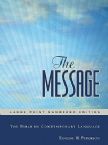 The Message Bible Large Print Numbered (Bible) By Eugene Peterson